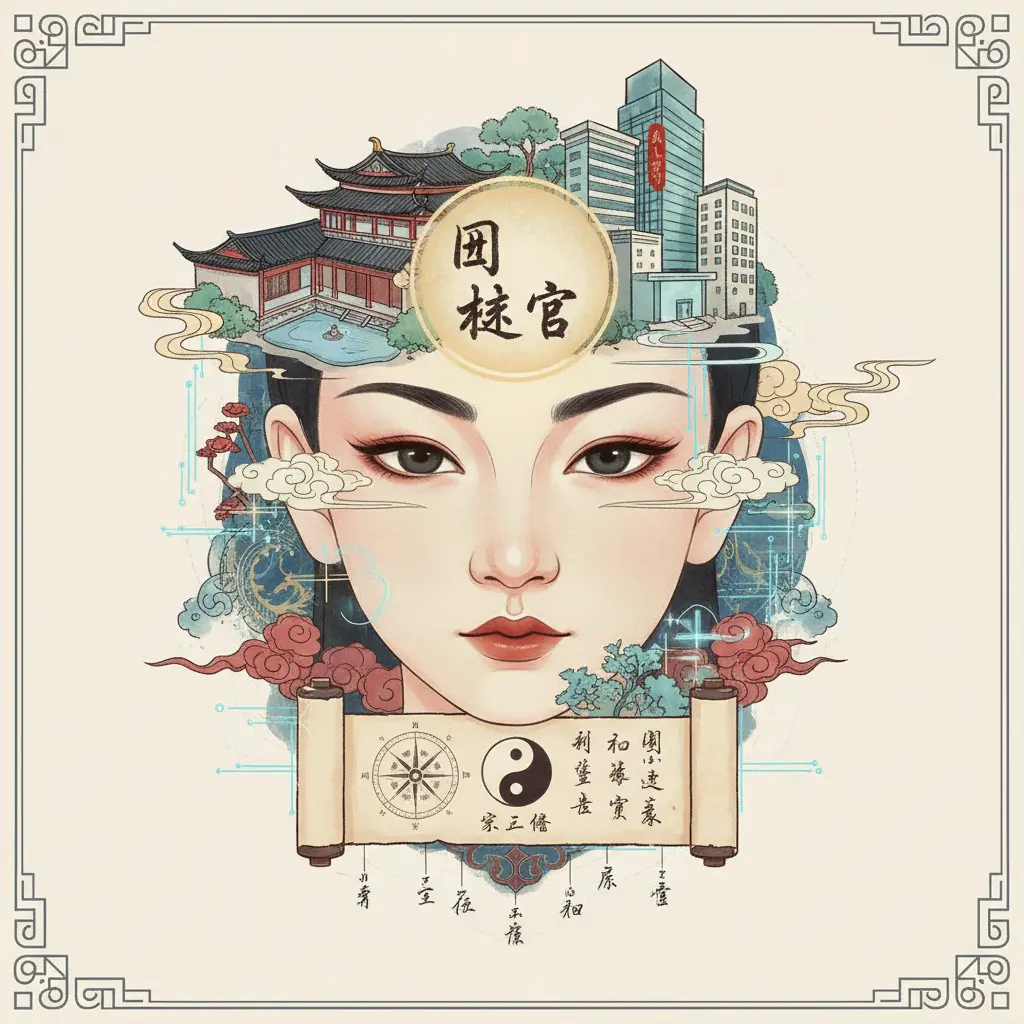 面相分析 - 田宅宮