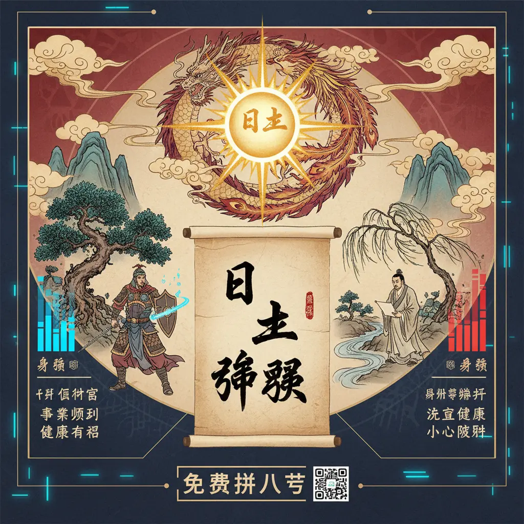 免費排八字 - 日主強弱