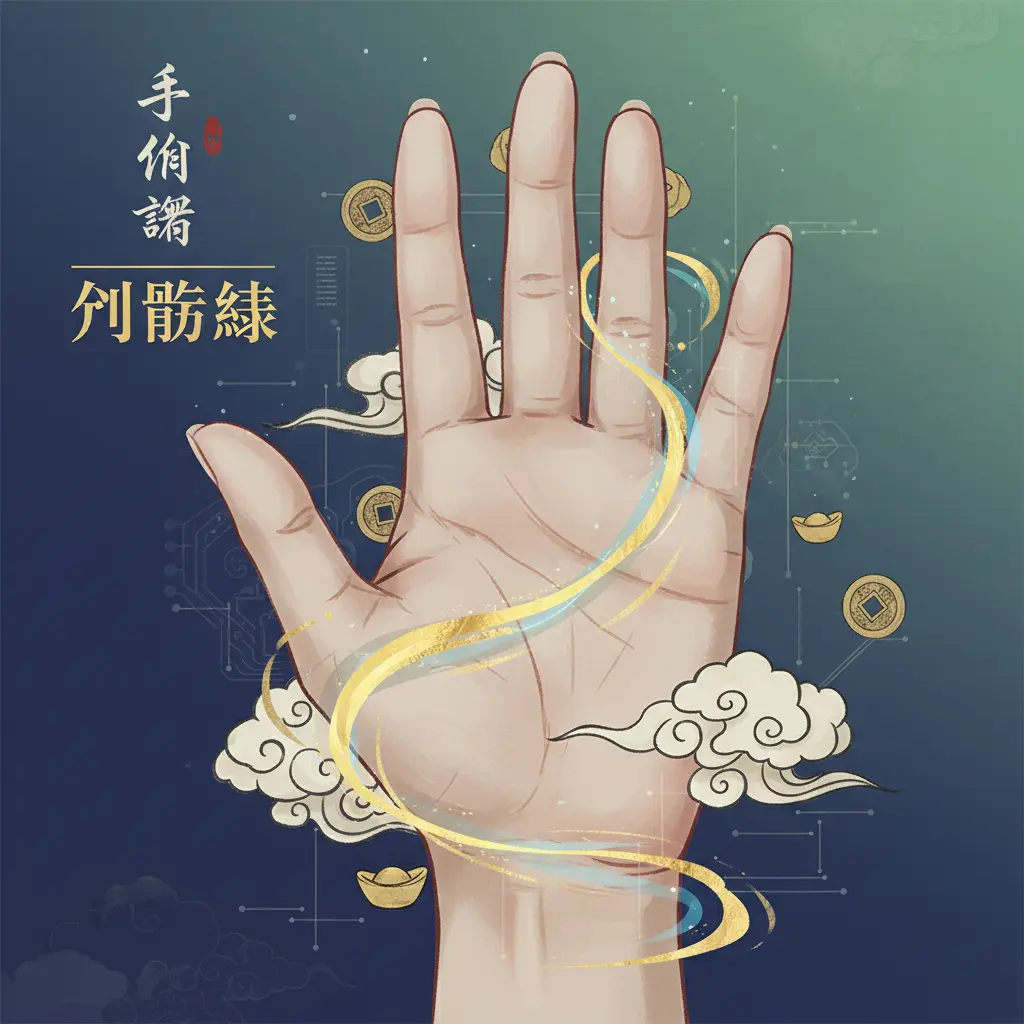 手相解讀 - 財富線