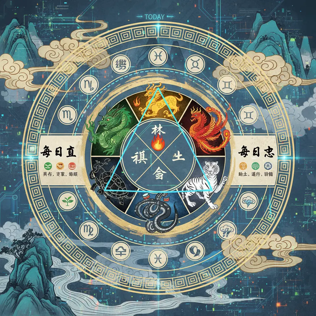 每日宜忌 - 五行