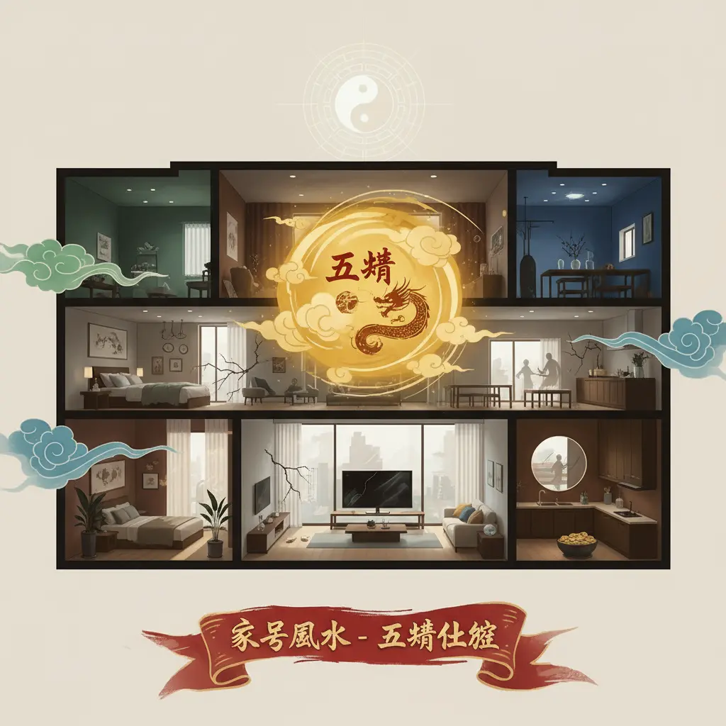 家居風水 - 五黃位