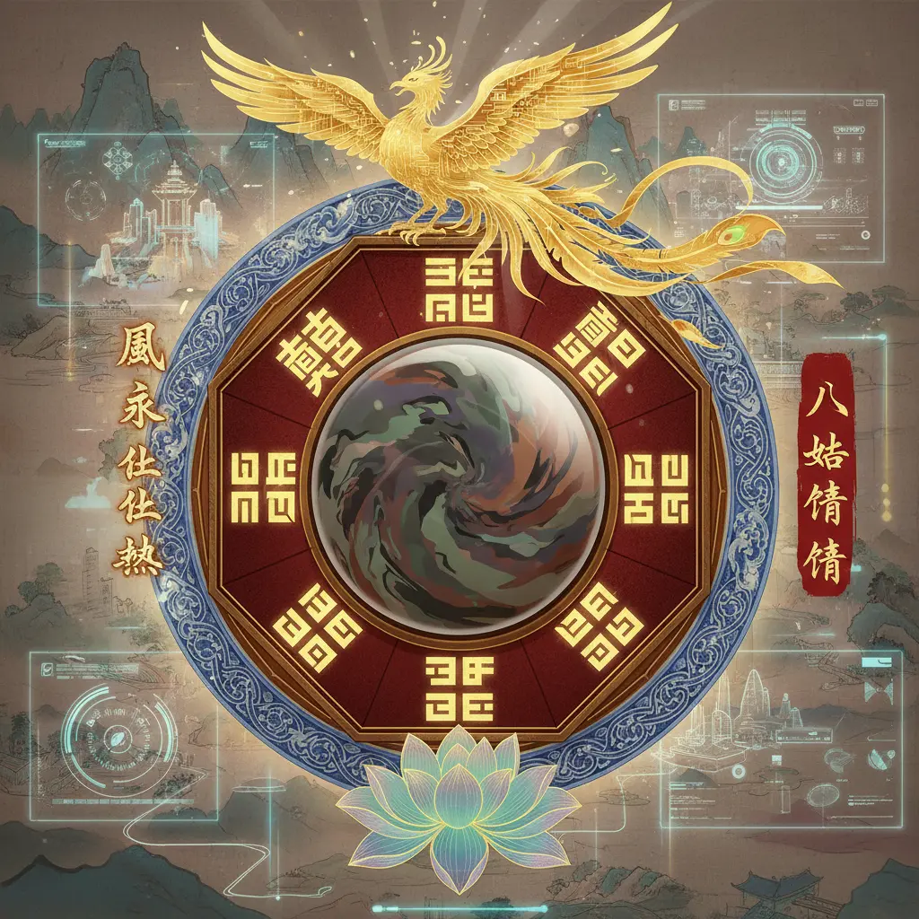 風水化煞 - 八卦鏡