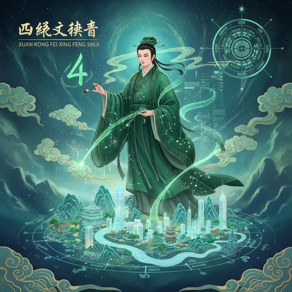 玄空飛星風水 - 四綠文曲星