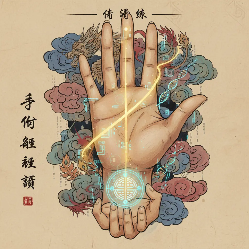 手相解讀 - 命運線