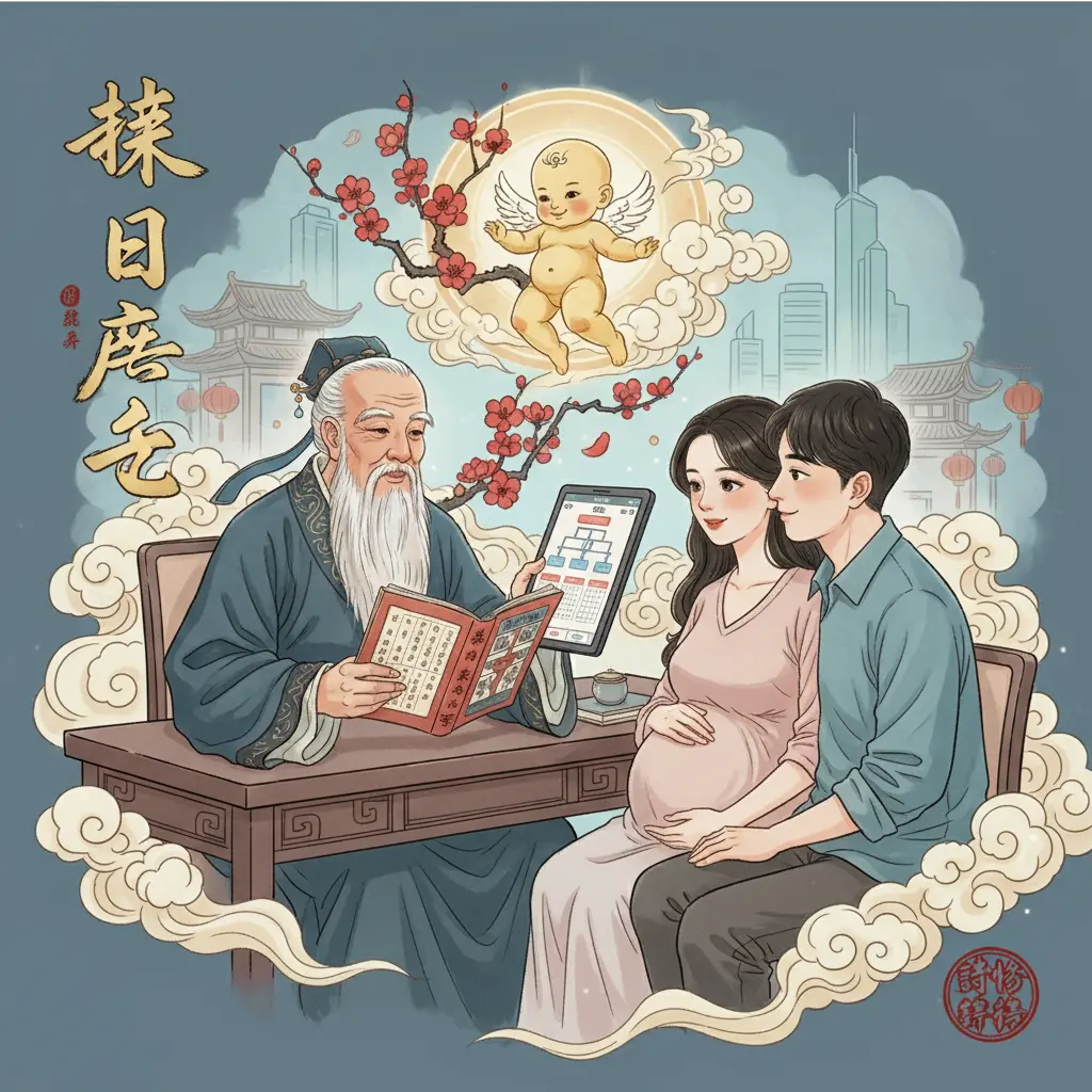 睇相師傅 - 擇日產子