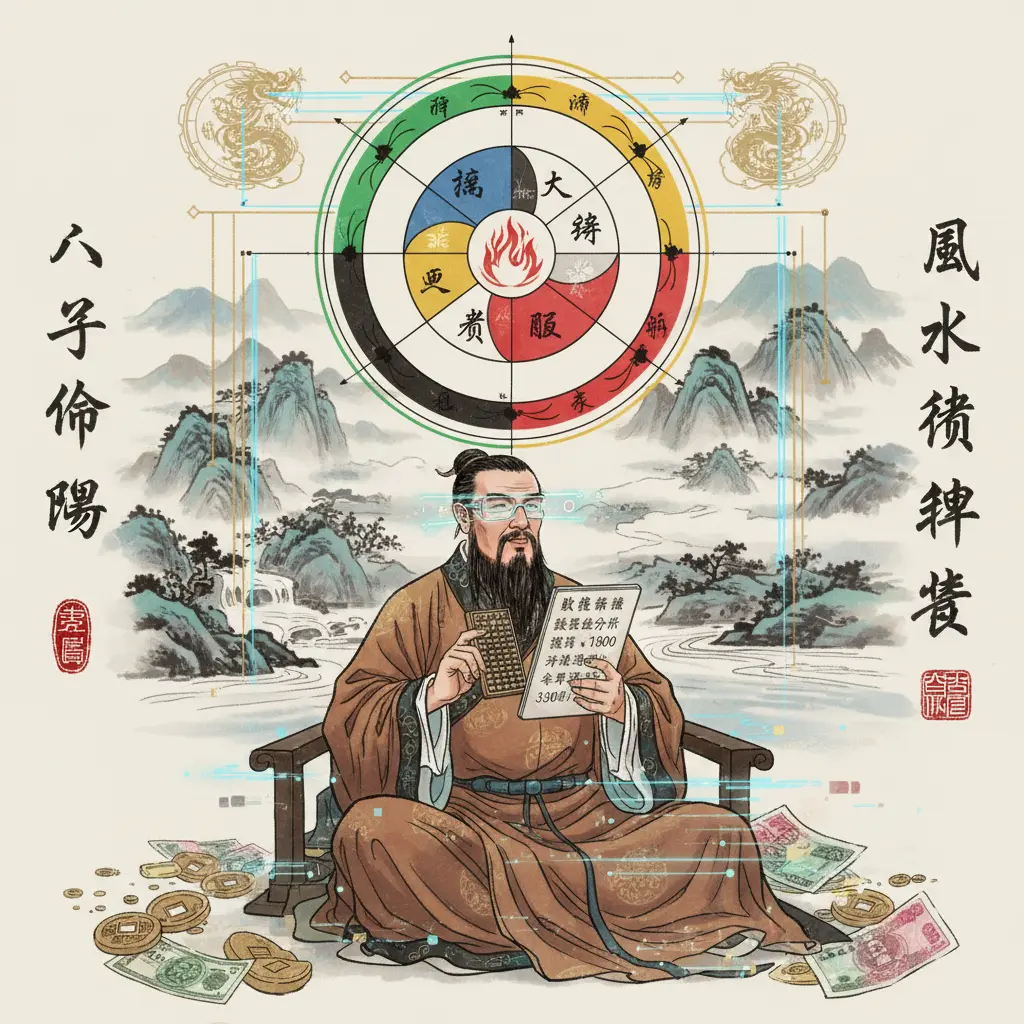 風水師傅收費 - 八字命盤