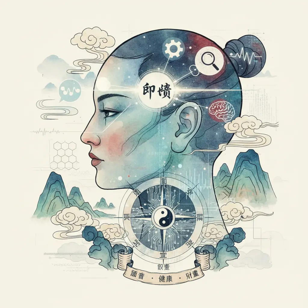 面相分析 - 印堂