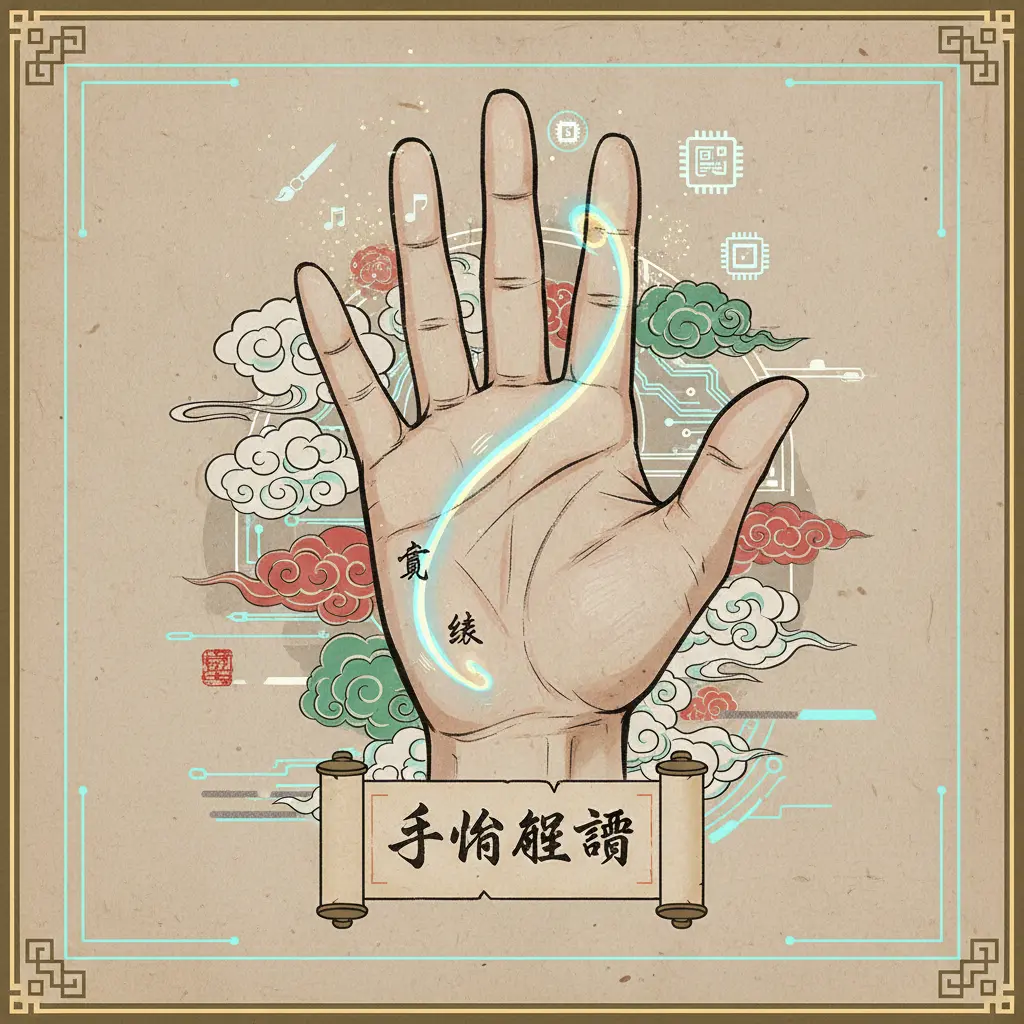 手相解讀 - 創作線