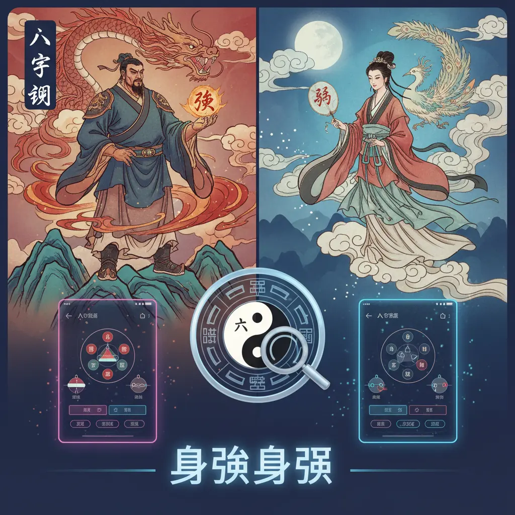 八字 查詢 - 身強身弱