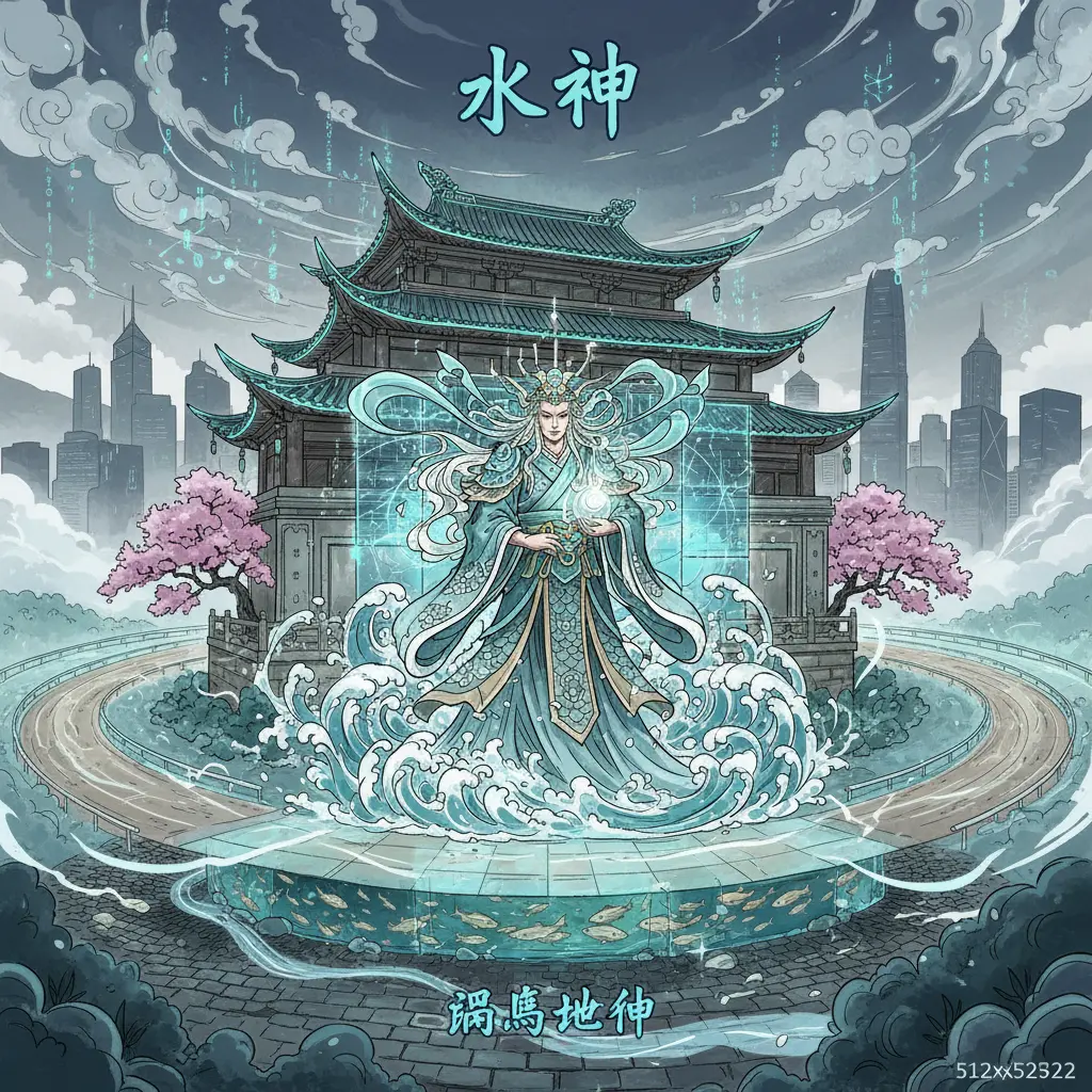 跑馬地廟 - 水神