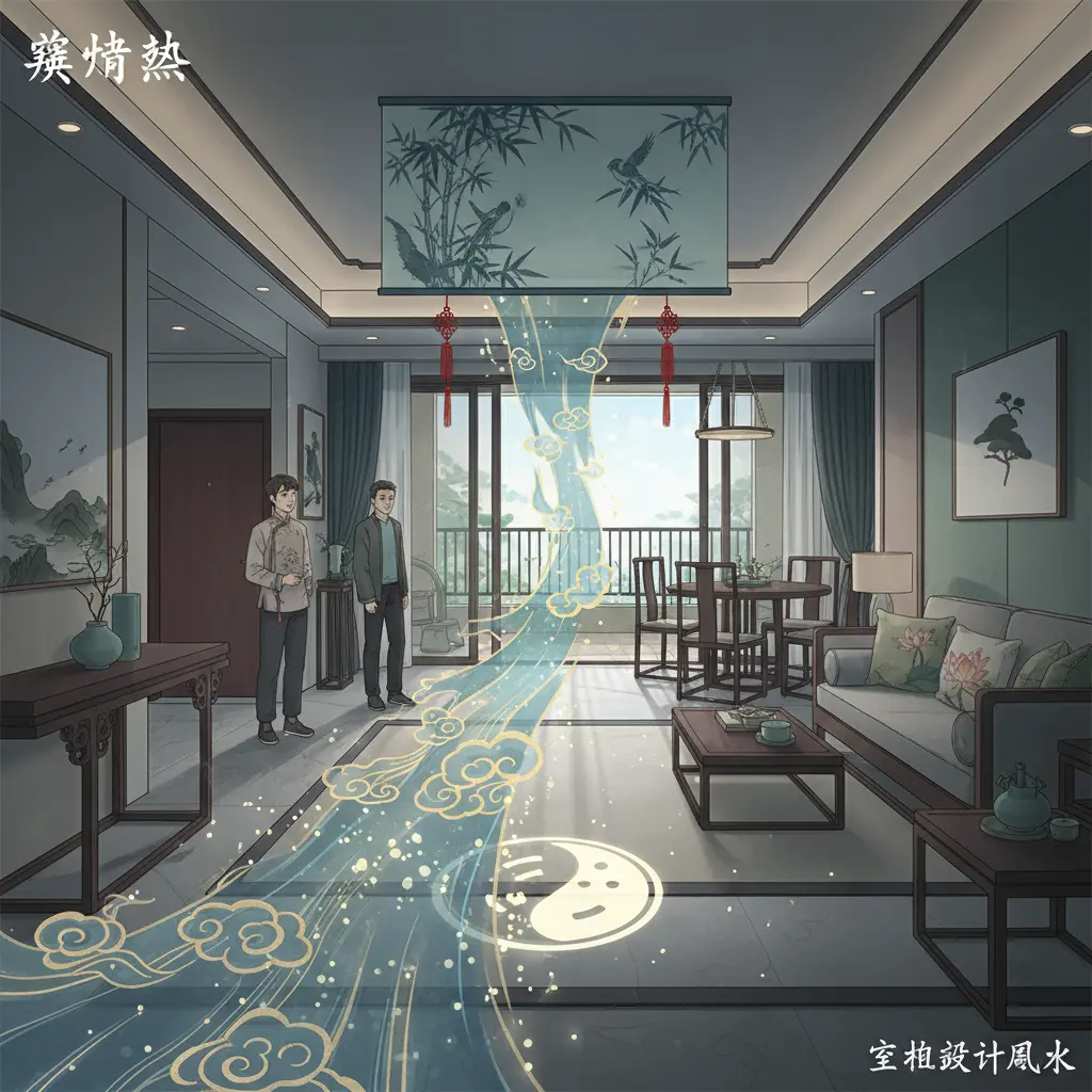 室內設計風水 - 穿堂煞