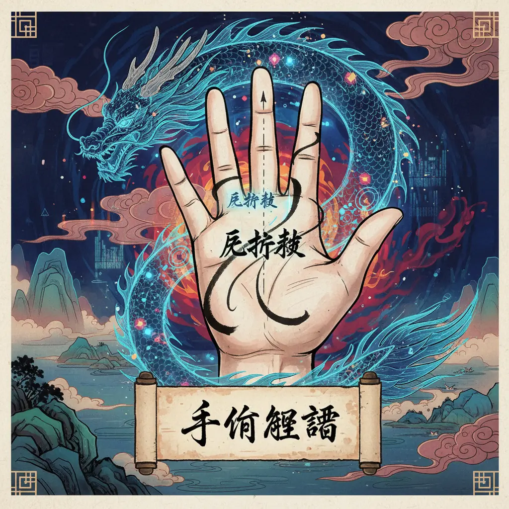 手相解讀 - 反抗紋