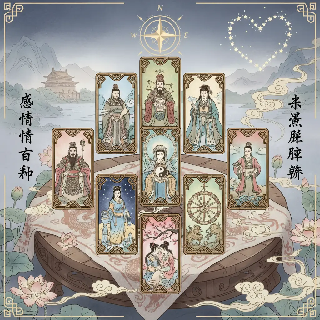 感情占卜 - 塔羅牌陣