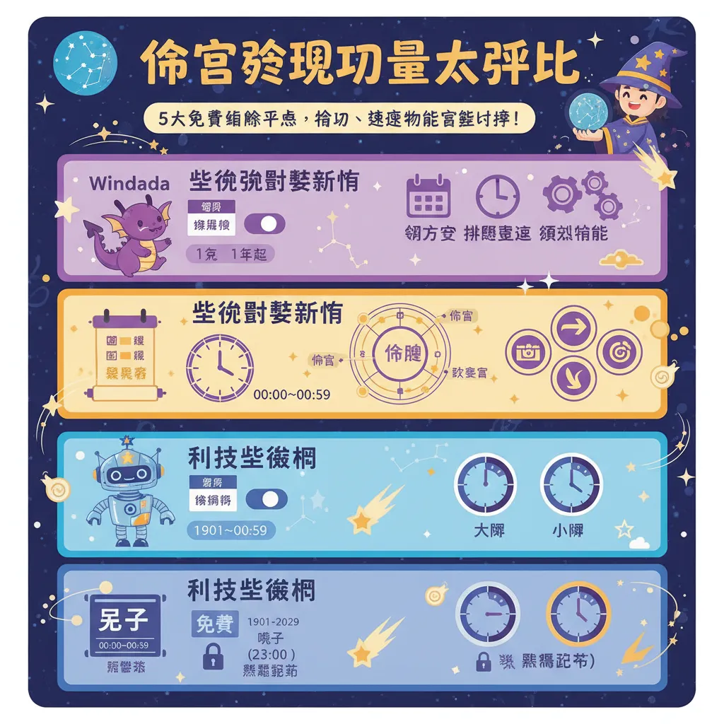 2026 年 5 大免費命宮查詢工具實測推薦