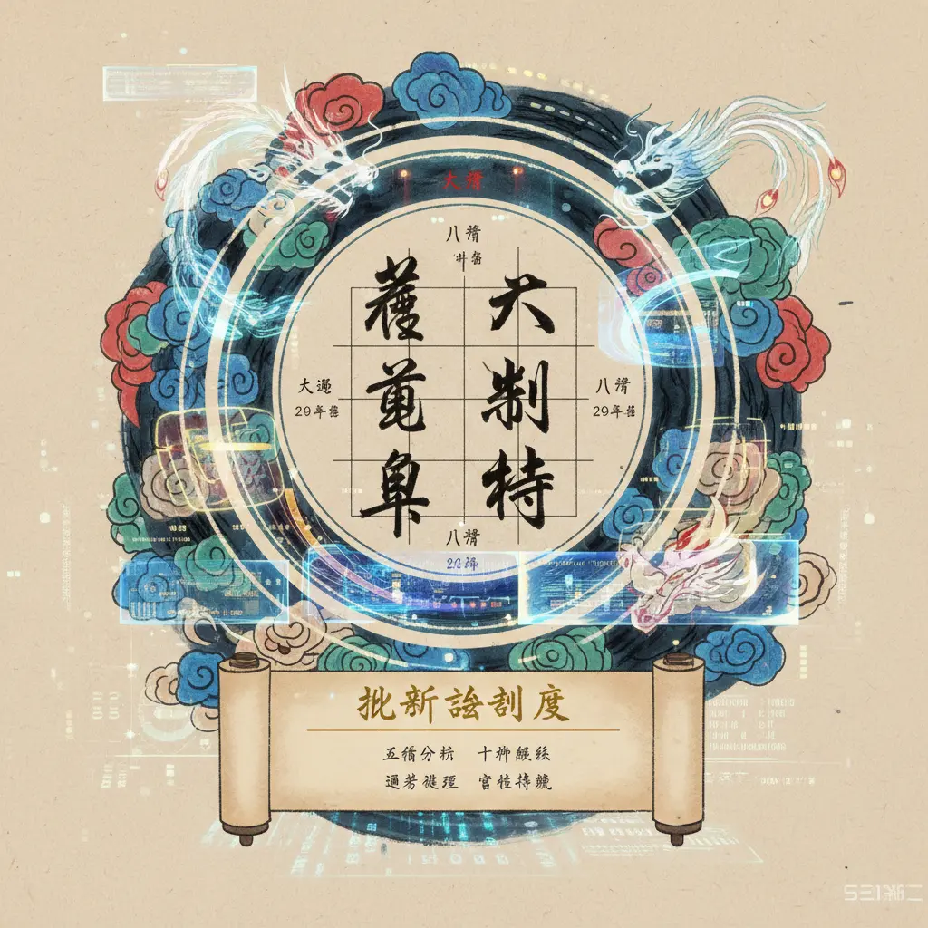 批算詳細度 - 八字命盤