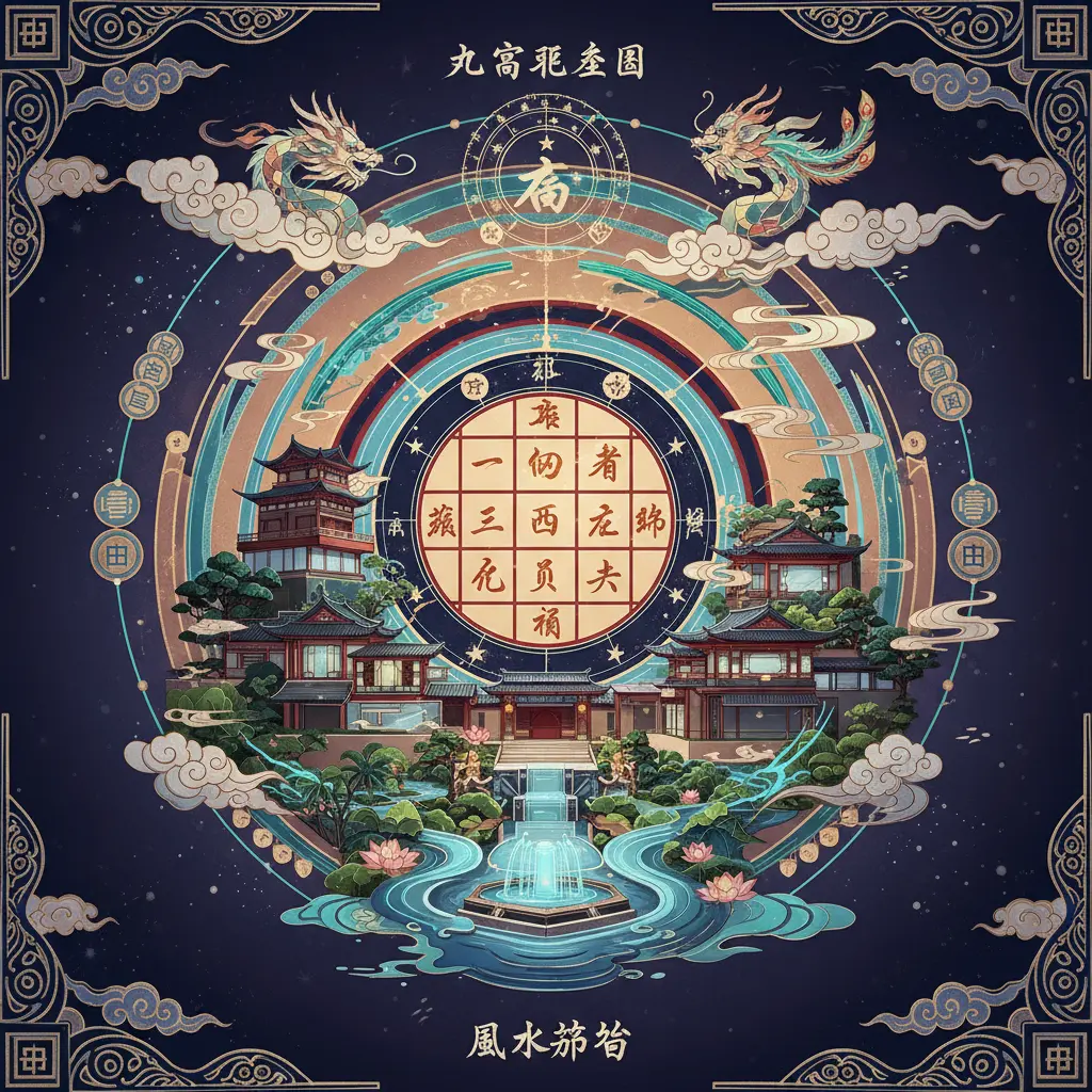 風水佈局 - 九宮飛星圖
