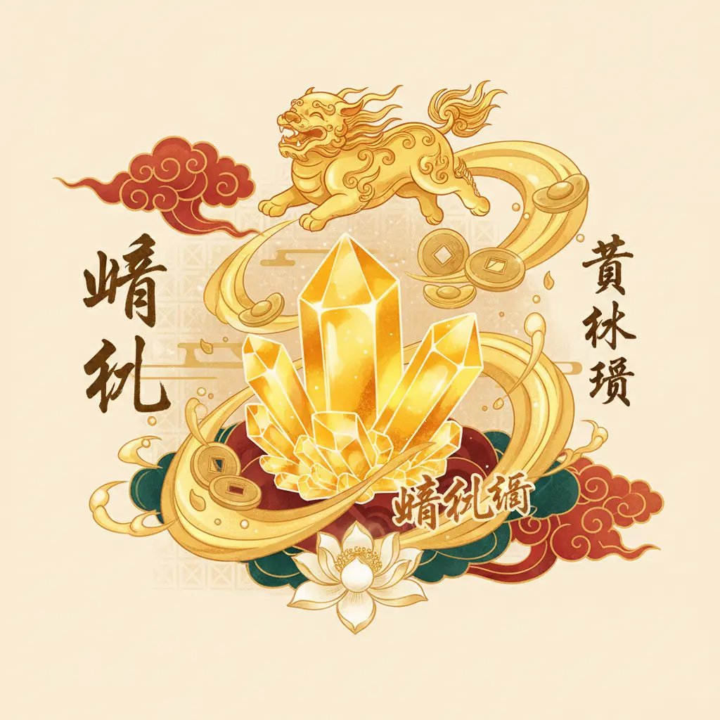 旺財運 - 黃水晶