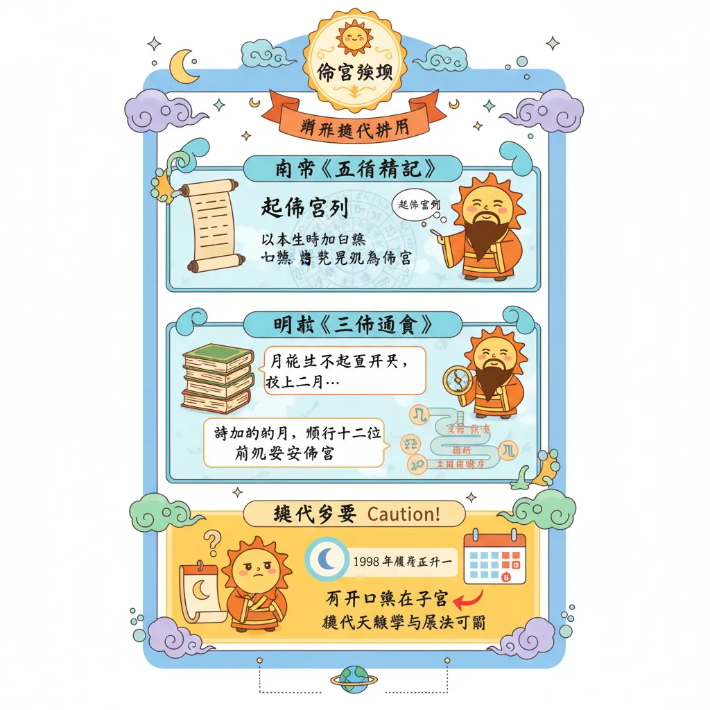 命宮查詢的學理基礎：從古籍算法到現代工具的正確使用