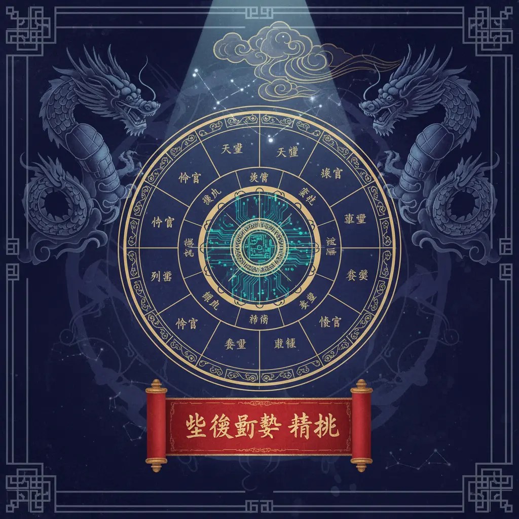 紫微鬥數精批 - 命盤