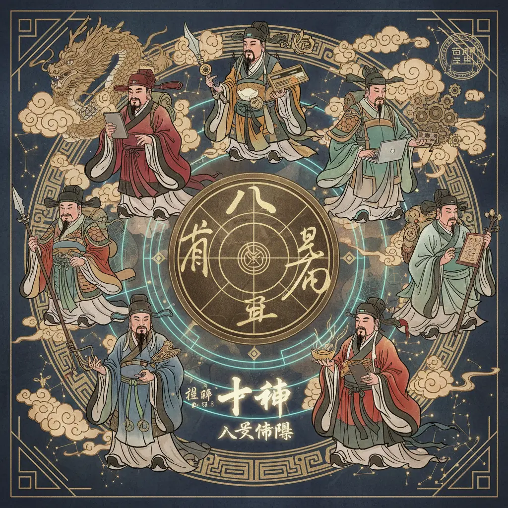 八字命盤 - 十神