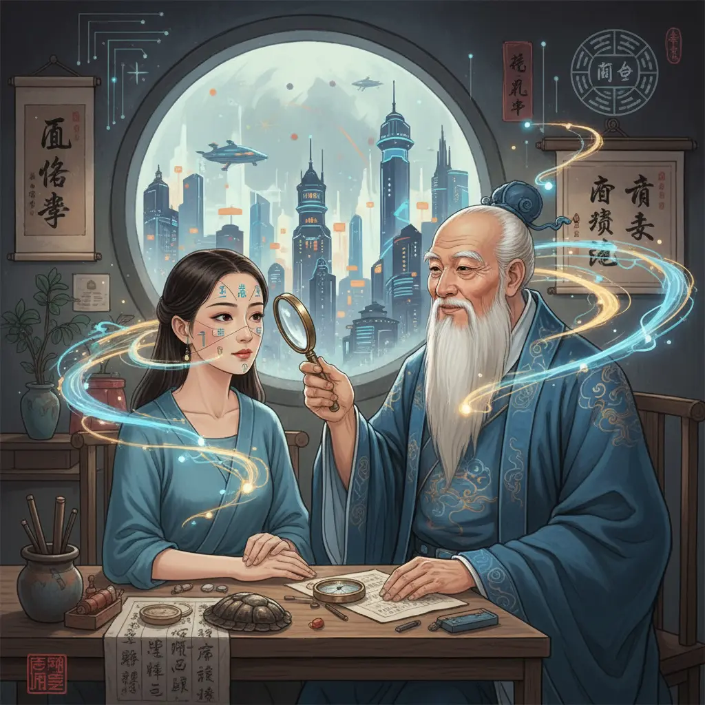 算命師傅 - 面相學