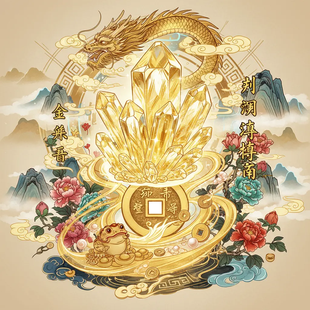 財運增強 - 金髮晶