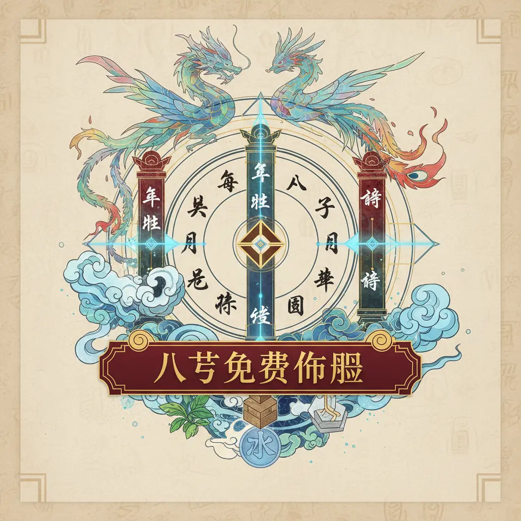 八字免費命盤 - 四柱八字