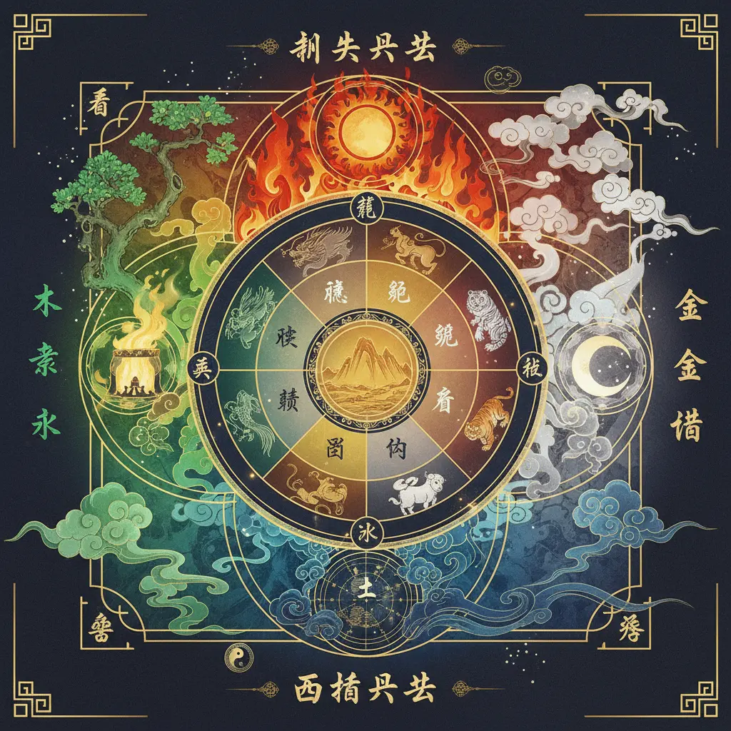 五行八卦 - 先天八卦