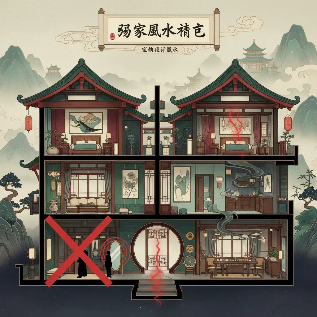 室內設計風水 - 居家風水禁忌