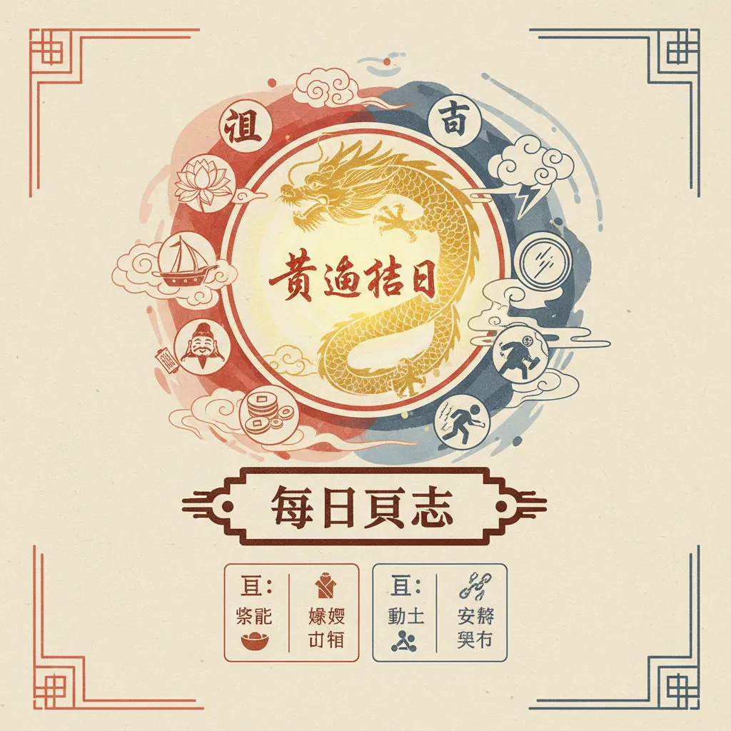 每日宜忌 - 黃道吉日