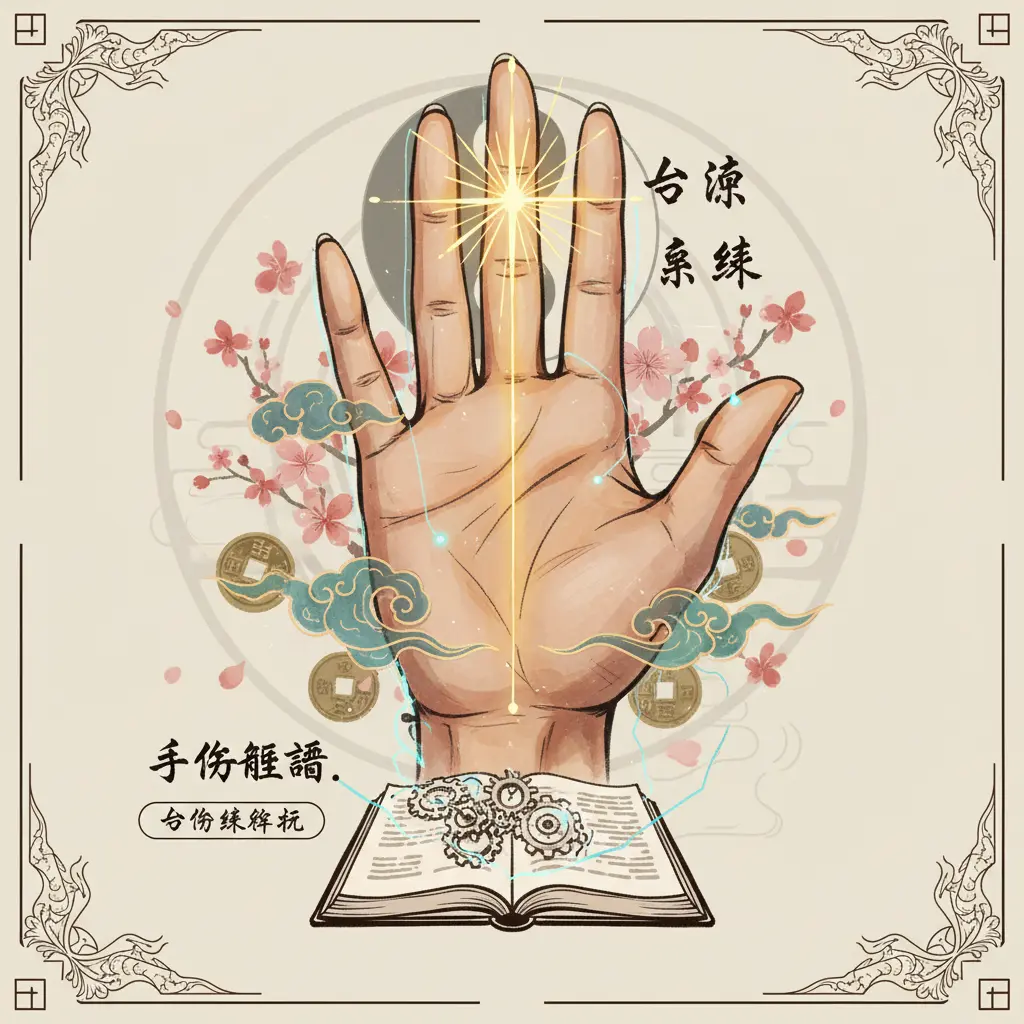 手相解讀 - 太陽線