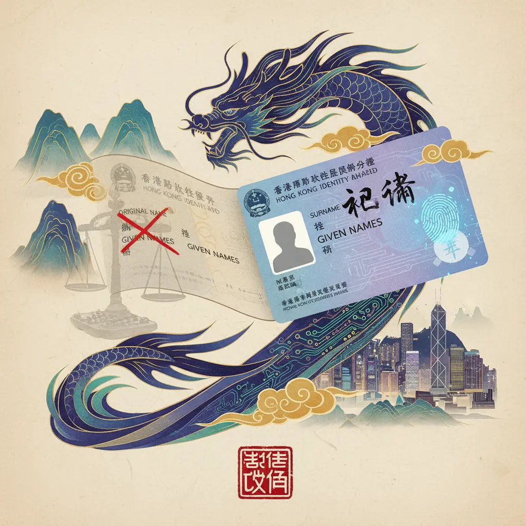 改名 - 香港身份證