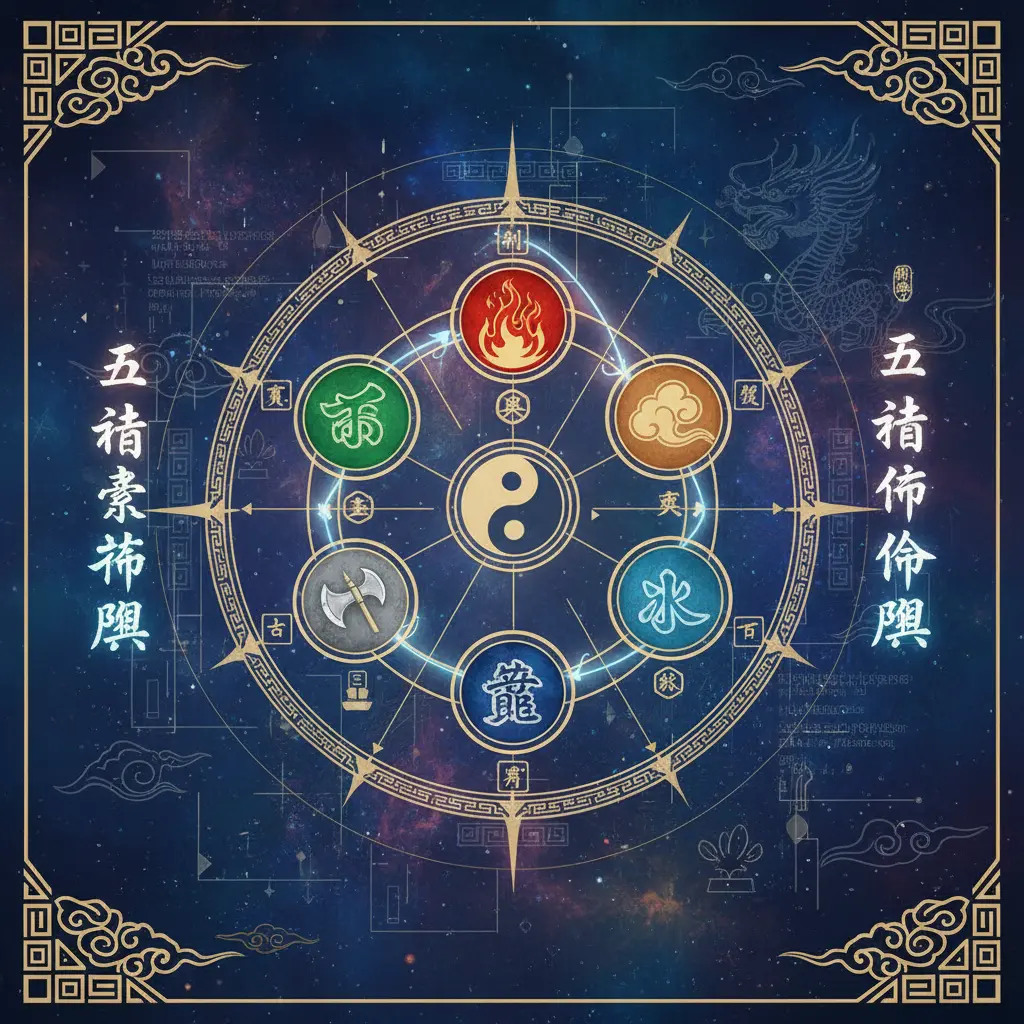 八字命盤 - 五行結構