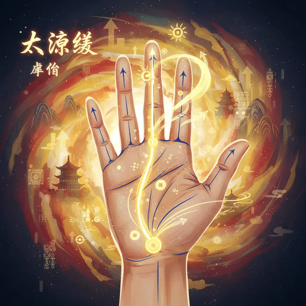 掌相 - 太陽線