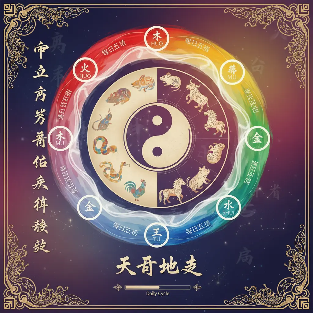 每日五行 - 天干地支