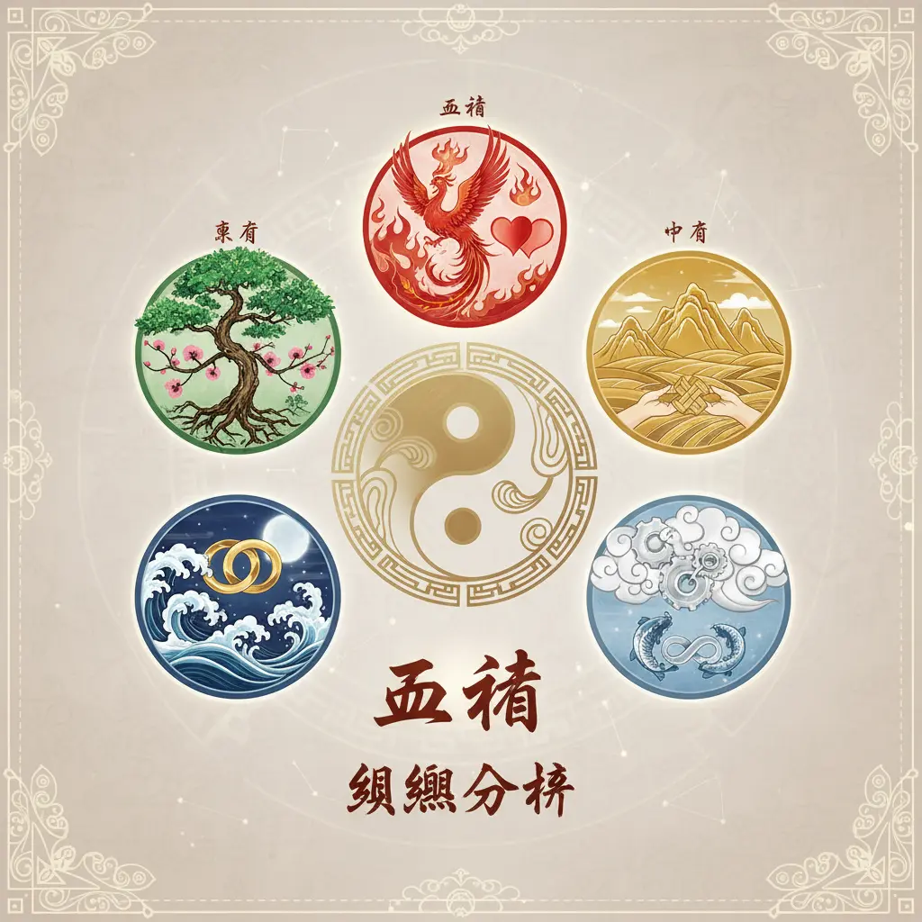 姻緣分析 - 五行