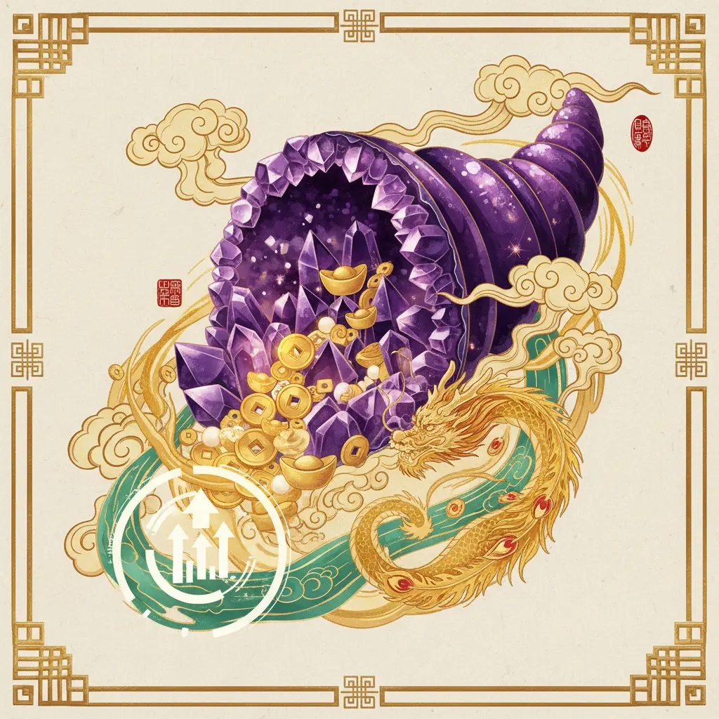 財運增強 - 紫水晶