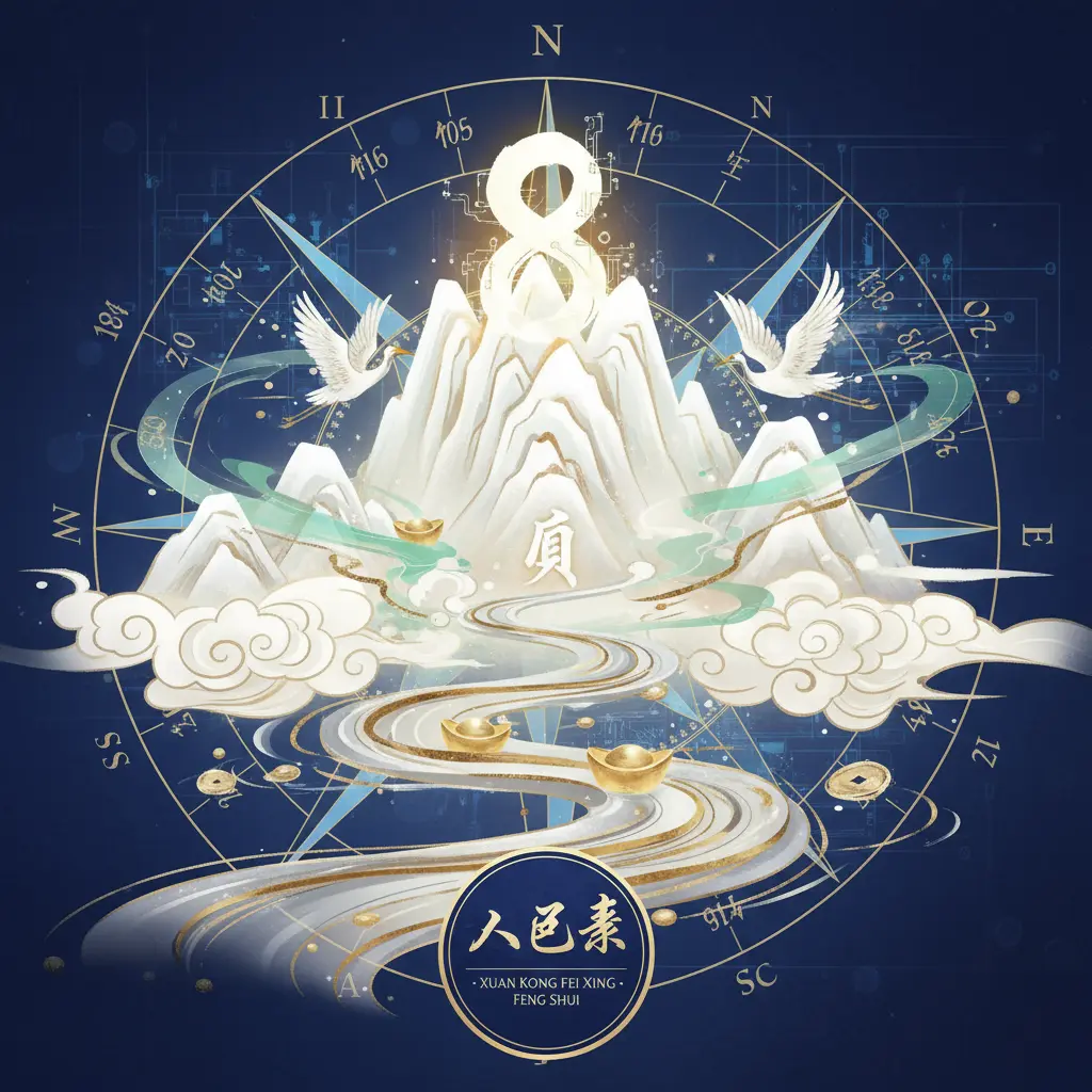 玄空飛星風水 - 八白星