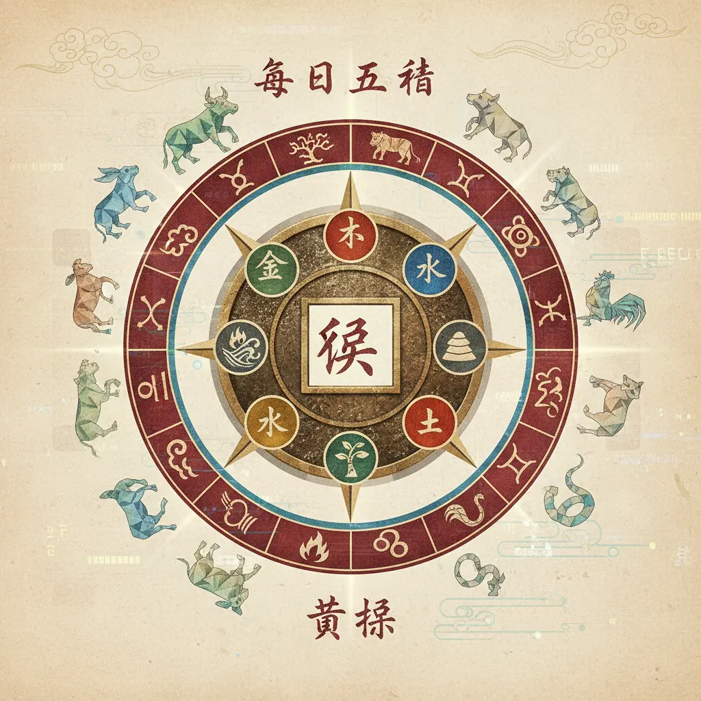 每日五行 - 黃曆