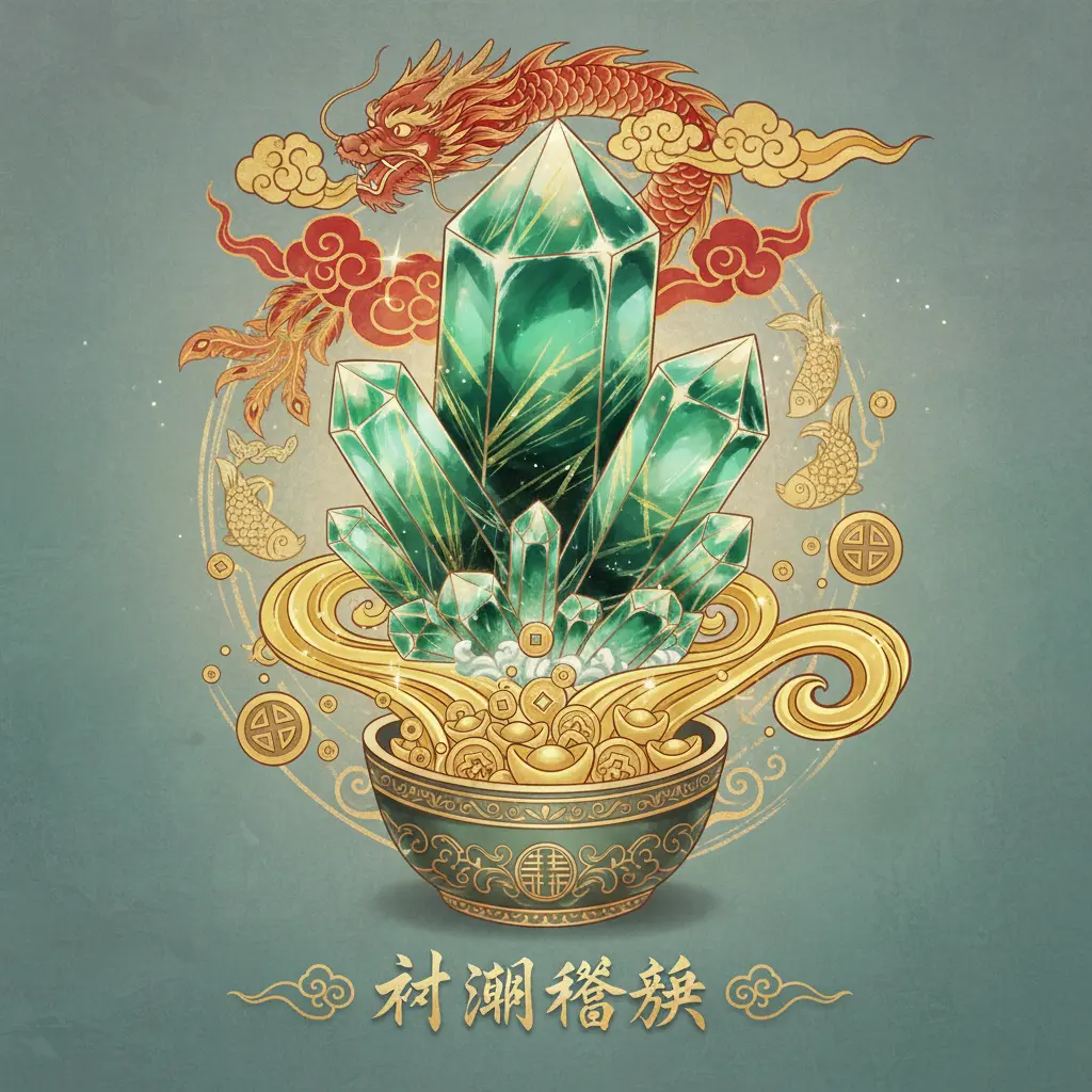 財運增強 - 綠髮晶