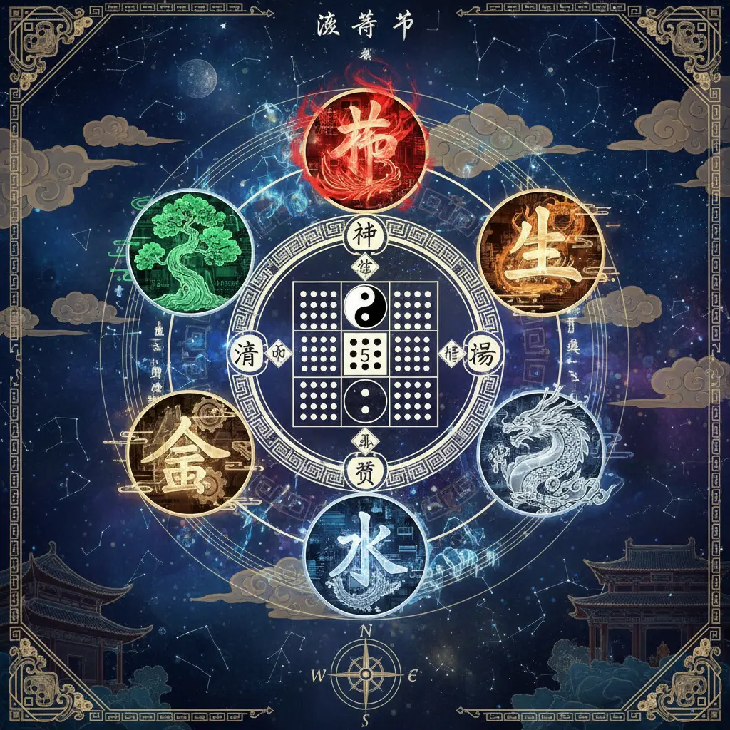 五行八卦 - 洛書