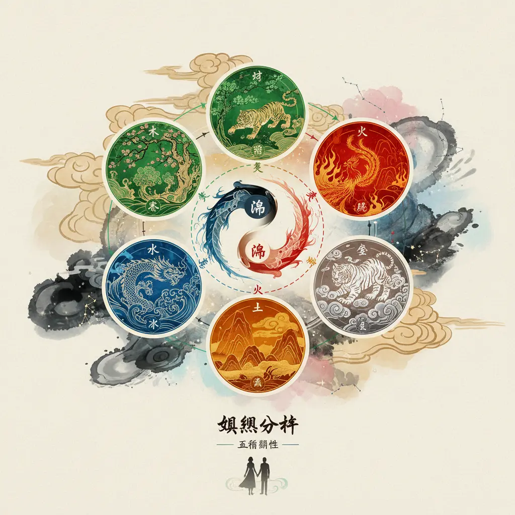 姻緣分析 - 五行屬性