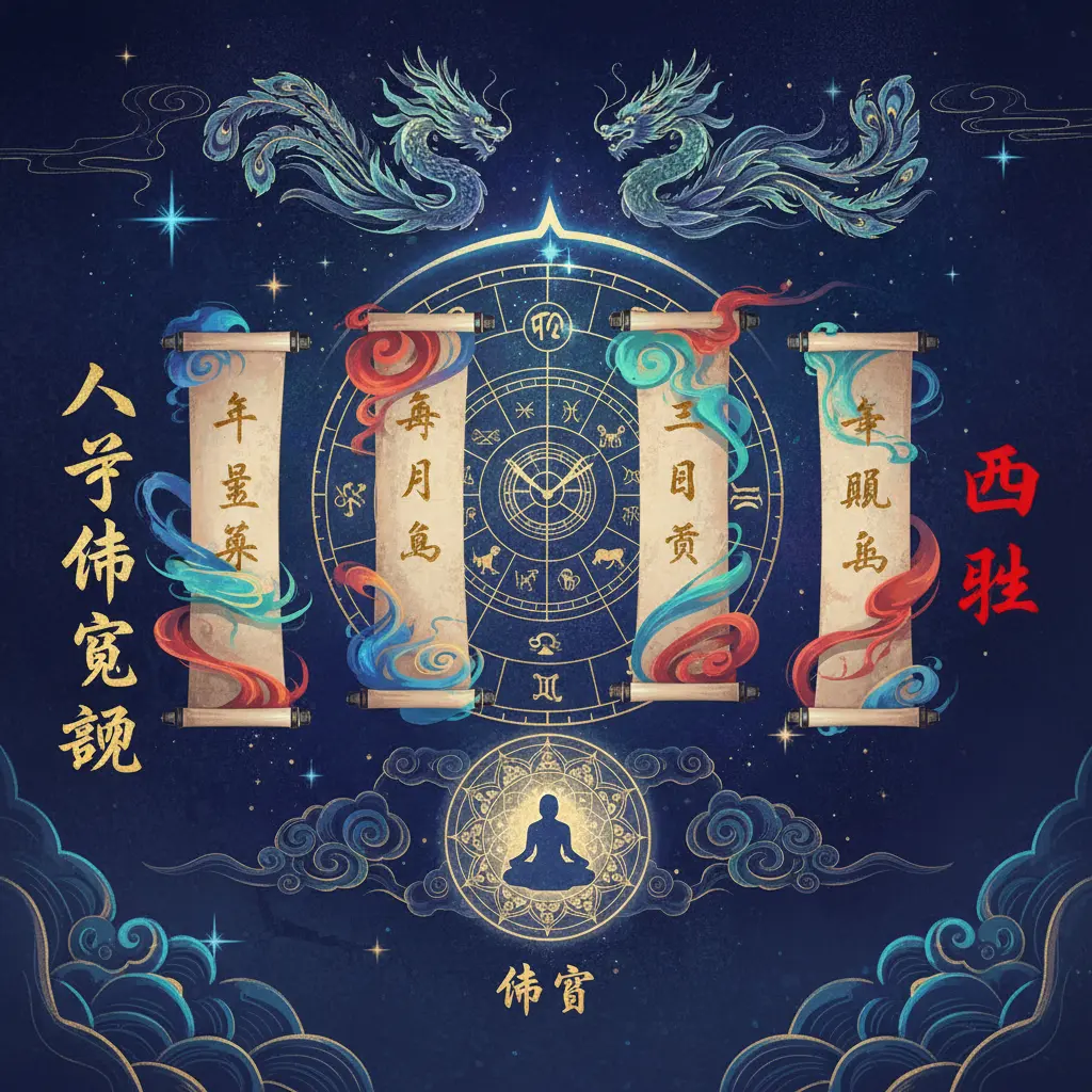 八字命宮查詢 - 四柱