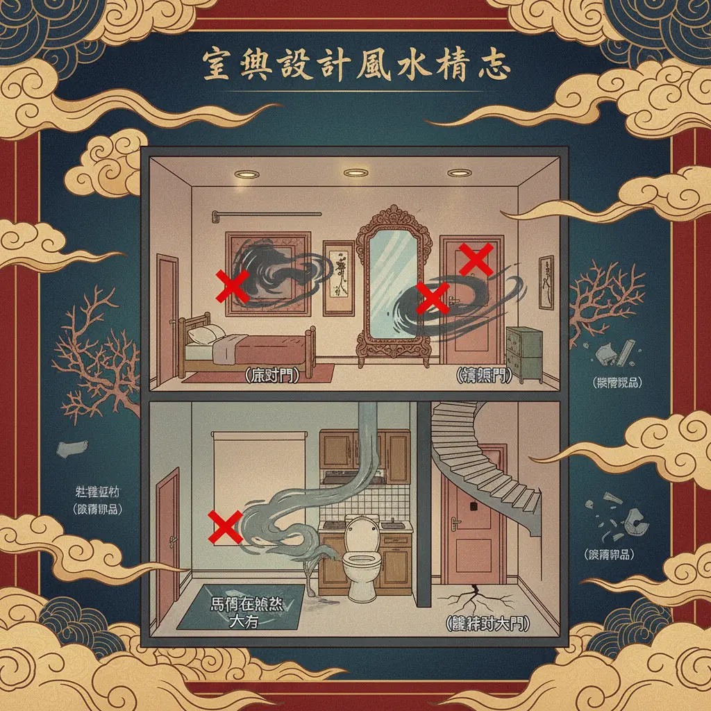 室內設計風水 - 風水禁忌