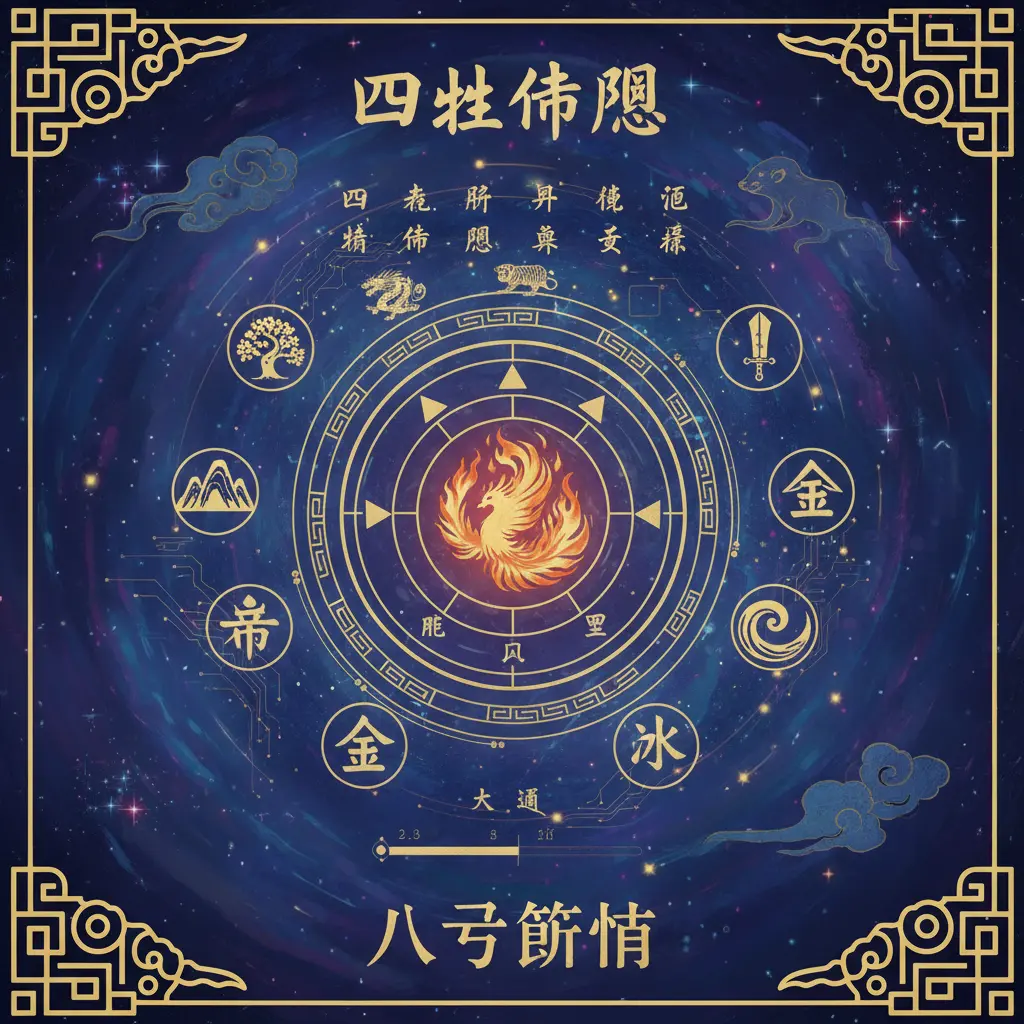八字算命 - 四柱命盤