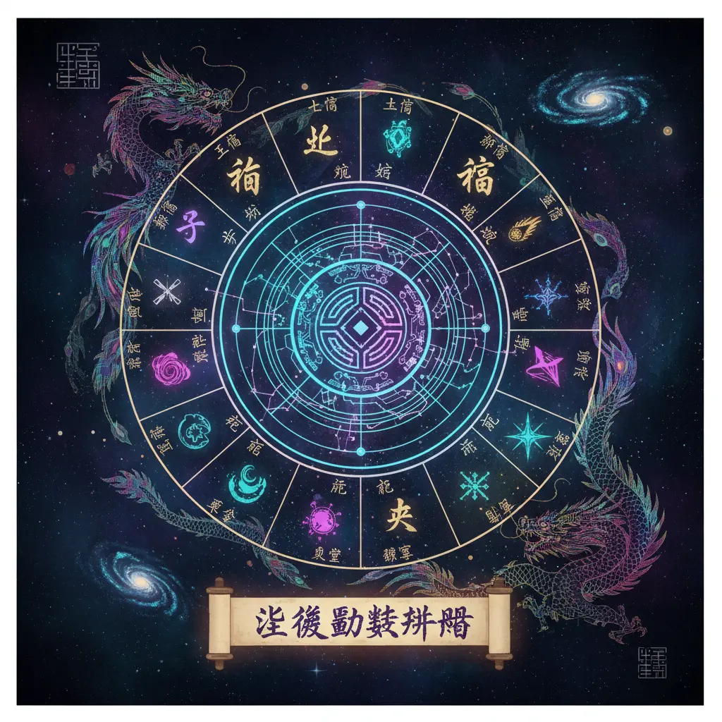 紫微鬥數排盤 - 命盤