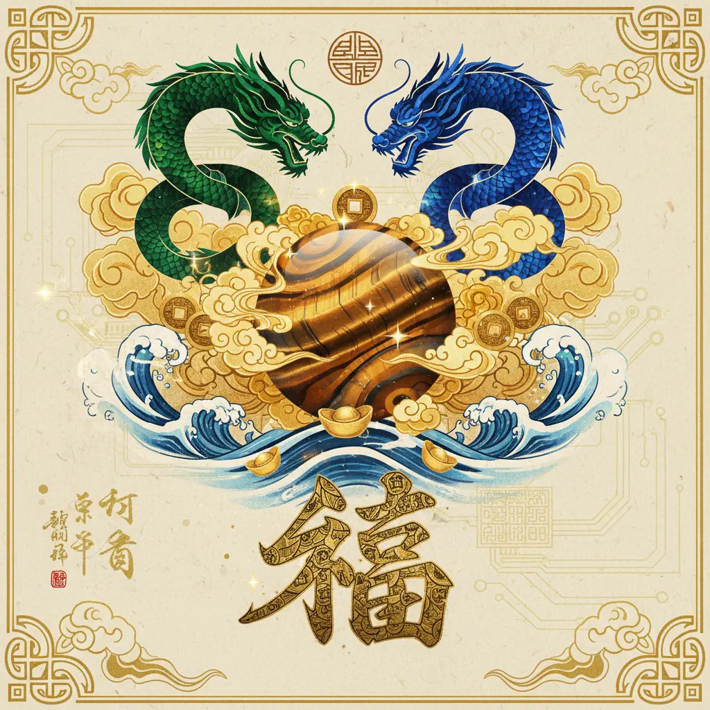 財運增強 - 虎眼石