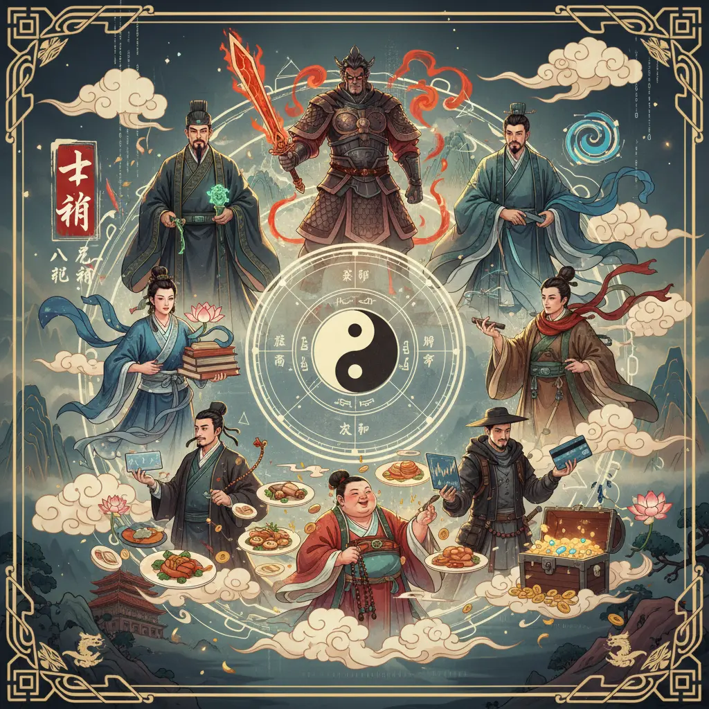 八字批命 - 十神