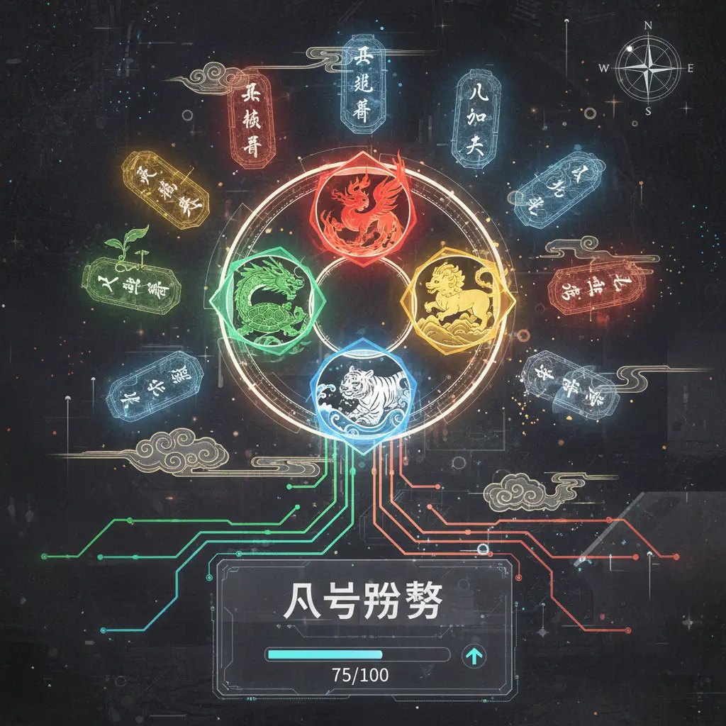 八字分數 - 五行相生