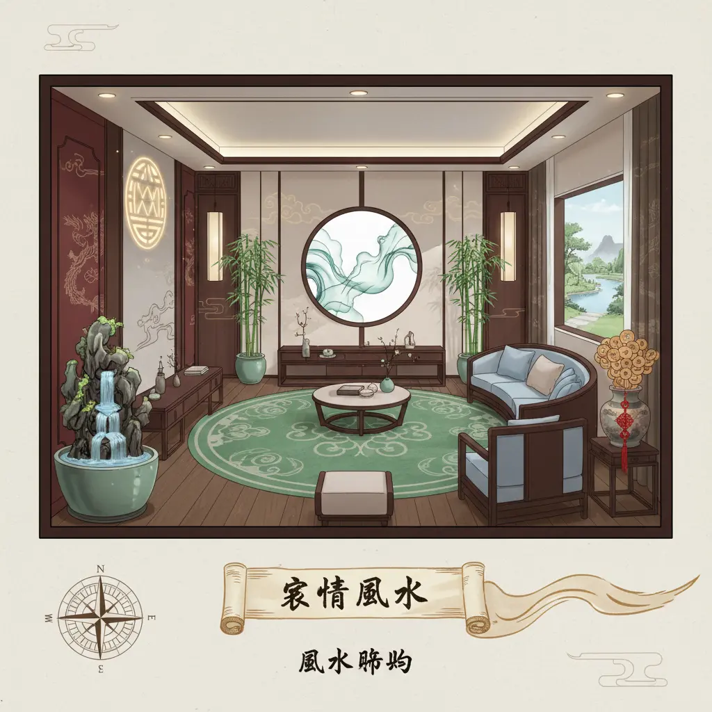 風水佈局 - 客廳風水